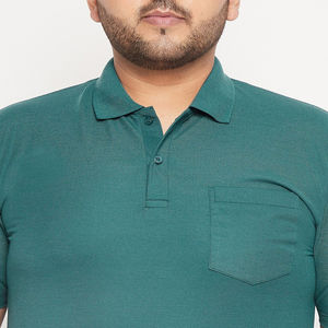 Service OEM Chemise en tricot uni pour homme à manches courtes avec option de logo personnalisé pour les événements promotionnels et les uniformes d'entreprise - Product Image 6