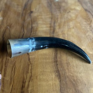 Corne à boire de boeuf Viking médiévale naturelle fabriquée à la main La plus grande sublimation de bricolage Cornes africaines en verre de bière - Product Image 6