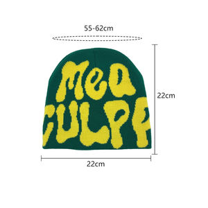 หมวกบีนนี่แจ็คการ์ดคุณภาพสูง - ปักอักษรตามสั่ง & พิมพ์นูน - ผ้าพรีเมียม - หมวกชายหาดสำหรับทุกเพศ - จัดจำหน่ายโดยตรงจากโรงงาน - Product Image 2