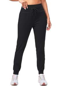 Pantalones de chándal para correr de algodón transpirable de peso pesado para mujer, pantalones de chándal cálidos de invierno de cintura alta con Logo, ropa de calle, estilo informal - Product Image 5