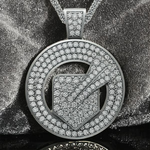 Star Dust High Luxury S925 Sterling Silver Logo Colgante Lab Grown Diamond Chapado en oro Joyería para colgantes de moda Charms - Product Image 1