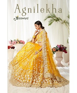 Bridal Wedding Pakistani LehengaCholi for Women Custom Color Ball Gown Heavy Embroidery <b>Sequined</b> Chiffon <b>Fabric</b> Plus Size - Product Image 3