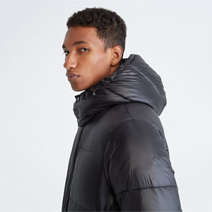 Unisex Puffer abrigos largos invierno frío logotipo personalizado Puff a prueba de viento exportación calidad hombres abrigo abajo invierno Puffer chaqueta - Product Image 6