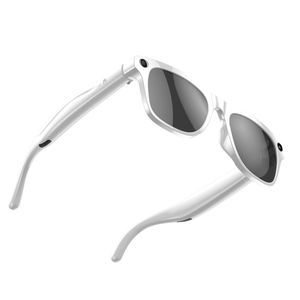 Óculos inteligentes para câmera HD com tradutor AI Áudio <span class=keywords><strong>Bluetooth</strong></span>, controle de voz e conversão de idioma em tempo real - Product Image 1