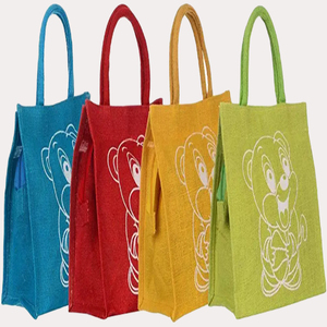 Logo personnalisé de haute qualité sac à provisions en toile de jute sac en toile de coton article personnalisé Style motif lettre Promotion UK pour l'exportation - Product Image 6