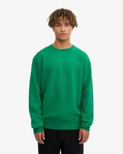 Sweatshirts Men Multi Color Crewneck Sweatshirts With Custom Logo Men's Sweatshirts Breathable Men Green <b>Thick</b> <b>Fleece</b> Solid - Product Image 1