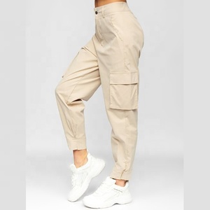 New Arrival Spring Autumn <b>Women</b> Street Style Low Rise Straight Leg Cargo Pants With Multiple Pockets for <b>women</b> - Product Image 1