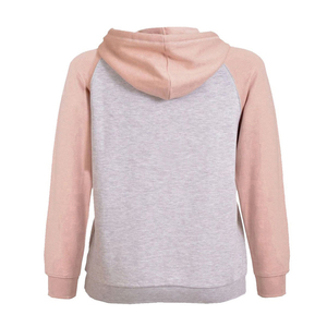 Sudaderas con capucha de manga larga para mujer, Sudadera con capucha de algodón con logotipo personalizado, sudaderas con capucha lisas de gran tamaño para mujer - Product Image 2