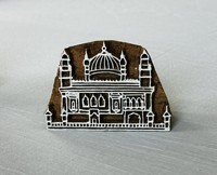 Stempel Cetak Kayu Masjid Ukiran Tangan |   Cetakan Blok Tekstil India