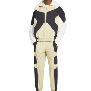 ชุดวอร์มผ้าไนลอนผู้ชายทรงสลิมฟิตแฟชั่นขายดี - Product Image 1