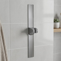 Barre de douche coulissante OEM en acier inoxydable 201 avec base en ABS et manchon coulissant