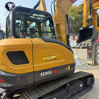 Оптовая цена на б/у 6-тонный экскаватор с ковшом 0,22 м³, двигатель Mitsubishi, высокая топливная экономичность, механическая система впрыска топлива