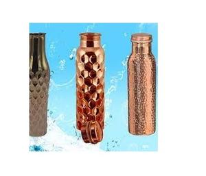 Recién llegado, botella de agua hecha de cobre puro para oficina, gimnasio y yoga, Ayurveda, botella de cobre recomendada, producto hecho por India - Product Image 4