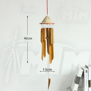 Campana de viento de bambú de primavera, sonido natural relajante hecho en Vietnam a un precio competitivo - Product Image 3