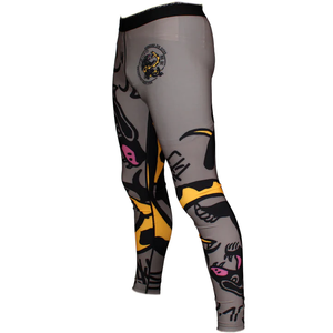 Couche de base extensible unisexe MMA Rash Guard pour l'entraînement par compression avec couleur et logo personnalisés - Product Image 1