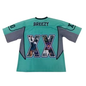 Fournisseur pakistanais OEM chemises de football en polyester surdimensionnées maillot de football vente en gros de maillots d'entraînement de football en maille Streetwear - Product Image 2