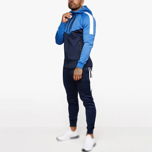 Vêtements de sport d'hiver personnalisés pour hommes, survêtement uni 100% coton, coupe-vent, respirant, ensemble de sport - Product Image 6