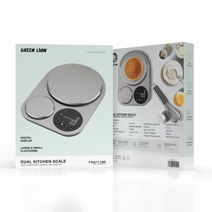 เครื่องชั่งสแตนเลสสตีลดิจิตัลลายสิงโตเขียว - Product Image 3