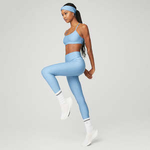 Ensemble de vêtements de sport pour femmes en 3 pièces avec logo personnalisé, sans couture, creux, pour le yoga, la remise en forme, l'entraînement et la salle de sport - Product Image 5