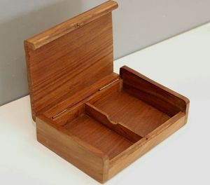 Boîte à bijoux en bois de santal artisanale de luxe, classique, polie, vintage, sur le thème de l'amour, boîte à bagues, taille et forme personnalisées, origine indienne - Product Image 6