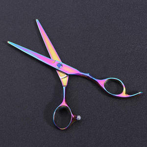 Ciseaux de coupe de cheveux 6.6 pouces Ciseaux de coiffeur en acier inoxydable Ciseaux de coupe de cheveux extra pointus enduits de titane - Product Image 5