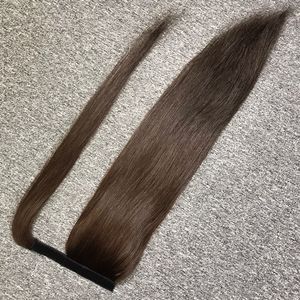Vente en gros d'extensions de cheveux vierges 100% de haute qualité queue de cheval droite naturelle couleur claire cheveux bruts vietnamiens - Product Image 5