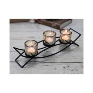 Bougeoir en métal rustique pour la décoration de ferme, créant une ambiance chaleureuse et rehaussant le style de maison de campagne traditionnelle - Product Image 3