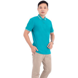 T-shirt de polo pour hommes de haute qualité: mélange de coton 210gsm pour le golf/sport, expédition rapide, OEM/ODM - Product Image 5