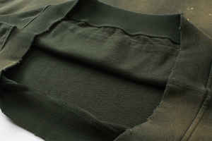 Sudadera con capucha de lavado ácido con bolsillos desgastados personalizados, sudaderas con capucha y sudaderas de talla grande para hombre, Sudadera con capucha de peso pesado con hombros caídos para hombre - Product Image 6