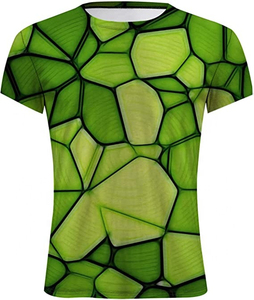 Alta calidad transpirable respetuoso con el medio ambiente de los hombres sublimación impresa serigrafía Camiseta cuello redondo OEM ODM personalizado - Product Image 1