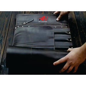 Chất lượng cao da đầu bếp dao túi công suất lớn công cụ giữ túi đa đầu bếp công cụ lưu trữ Pouch da cuộn lên công cụ Pouch - Product Image 1