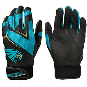 Guantes de Bateo de Béisbol y Sóftbol al Por Mayor, Superficie de Cuero Genuino Resistente al Desgaste, Ventilados, Diseño Personalizado, Opciones de Color - Product Image 2