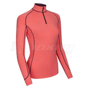 Chemise d'équitation à couche de base pour femme Maillot de corps d'équitation respirant évacuant l'humidité - Product Image 3