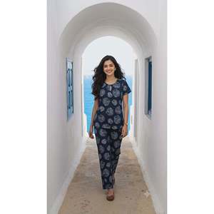 Conjunto de Pijama Evolve X Venus para Mujer, Premium, de Rayón Muslin Dobby, Suave y Transpirable, Talla XXL - Product Image 1