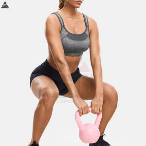 Sujetador Deportivo de Yoga para Mujer, Transpirable, de Alta Calidad, con Logotipo Frontal, Sin Costuras, Sin Tirantes, Soporte Medio, Más Vendido - Product Image 3