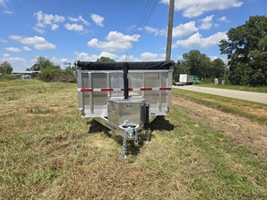 Remolque volquete de aluminio 7x14 con elevación telescópica en stock. Remolque volquete agrícola de calidad premium, resistente y fiable. - Product Image 5