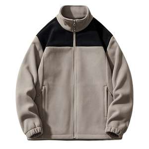 Veste polaire personnalisée pour hommes, fermeture éclair complète, veste polaire chaude d'extérieur de styliste - Product Image 4