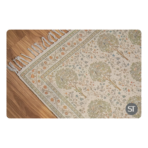 Tapis imprimé élégant 120x180 cm Tapis décoratif doux et durable avec peluche pour chambre à coucher salon bureau maison sol intérieur - Product Image 2