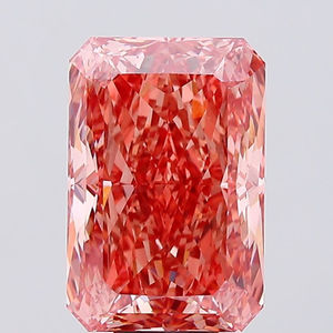 5.00 CT Fancy Vivid Pink Color Forme rayonnante allongée Diamant cultivé en laboratoire Diamant rose créé - Product Image 5