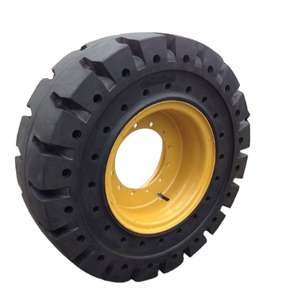 Pneu tout-terrain anti-crevaison pour chargeuse sur pneus 17.5-25 20.5-25 23.5-25 21.00-25 avec jante, pneu solide OTR, sans air - Product Image 1