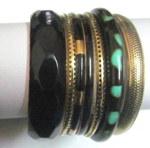 Antiguo imitación moderna escultura de Metal pulido resina latón brazalete lujoso hecho a mano atractivo floreciente Bud logotipo personalizado impresión - Product Image 1