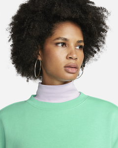 Sweat-shirt décontracté pour femme, col rond, tissu en molleton français lourd, coupe confortable, haut chaud - Product Image 4