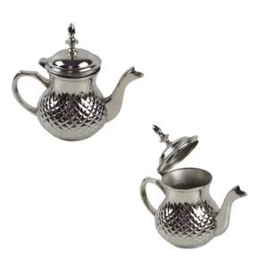 Bouilloires à café en laiton brillant de fabrication industrielle avec finition argentée, bouilloires à thé, idéales pour la maison et l'hôtellerie - Product Image 1