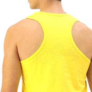 Camiseta sin mangas deportiva de algodón 100% de marca personalizada para hombre Camiseta sin mangas de gimnasio informal a un precio razonable Diseño impreso - Product Image 5