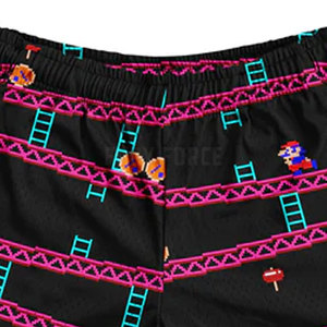 กางเกงขาสั้นตาข่ายโพลีเอสเตอร์สำหรับผู้ชายกางเกงขาสั้นทรงหลวมสำหรับฤดูร้อน - Product Image 5