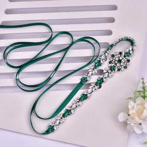 Cinturón de Novia Ajustable con Pedrería Color Marfil Bridella BS124KL - Product Image 3