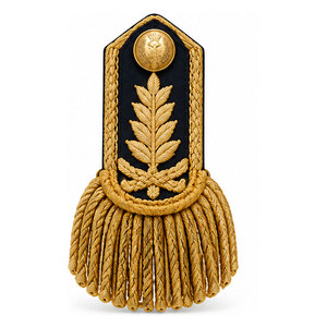 Épaulettes dorées, accessoires de mode pour uniformes, vêtements de cérémonie et événements spéciaux - Product Image 1