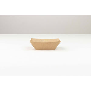 Bandeja para Alimentos Resistente a la Grasa, Kraft, 135x103x45mm, Paquete de 4 x 150 Unidades, B2B - Product Image 1