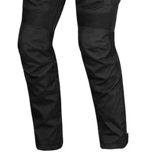 Pantalones textiles para motociclismo diseñados para uso práctico en carretera con resistencia a la abrasión y armadura de nivel 1 CE. - Product Image 4
