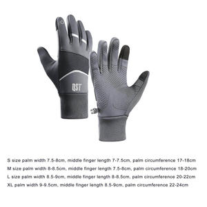QST Unisex Guantes de compresión de dedo completo Fibra de carbono de alta calidad Correr Deportes al aire libre Guantes de motocicleta Transpirable Touch - Product Image 5